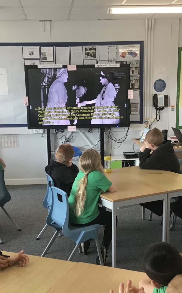 WaterfallMr's tweet photo. Happy birthday Your Majesty! Today we have learnt that you are the longest reigning British monarch and can speak french fluently! Best wishes from Whales class at Humberston Cloverfields @royalfamily https://t.co/6XP2VsbXDx