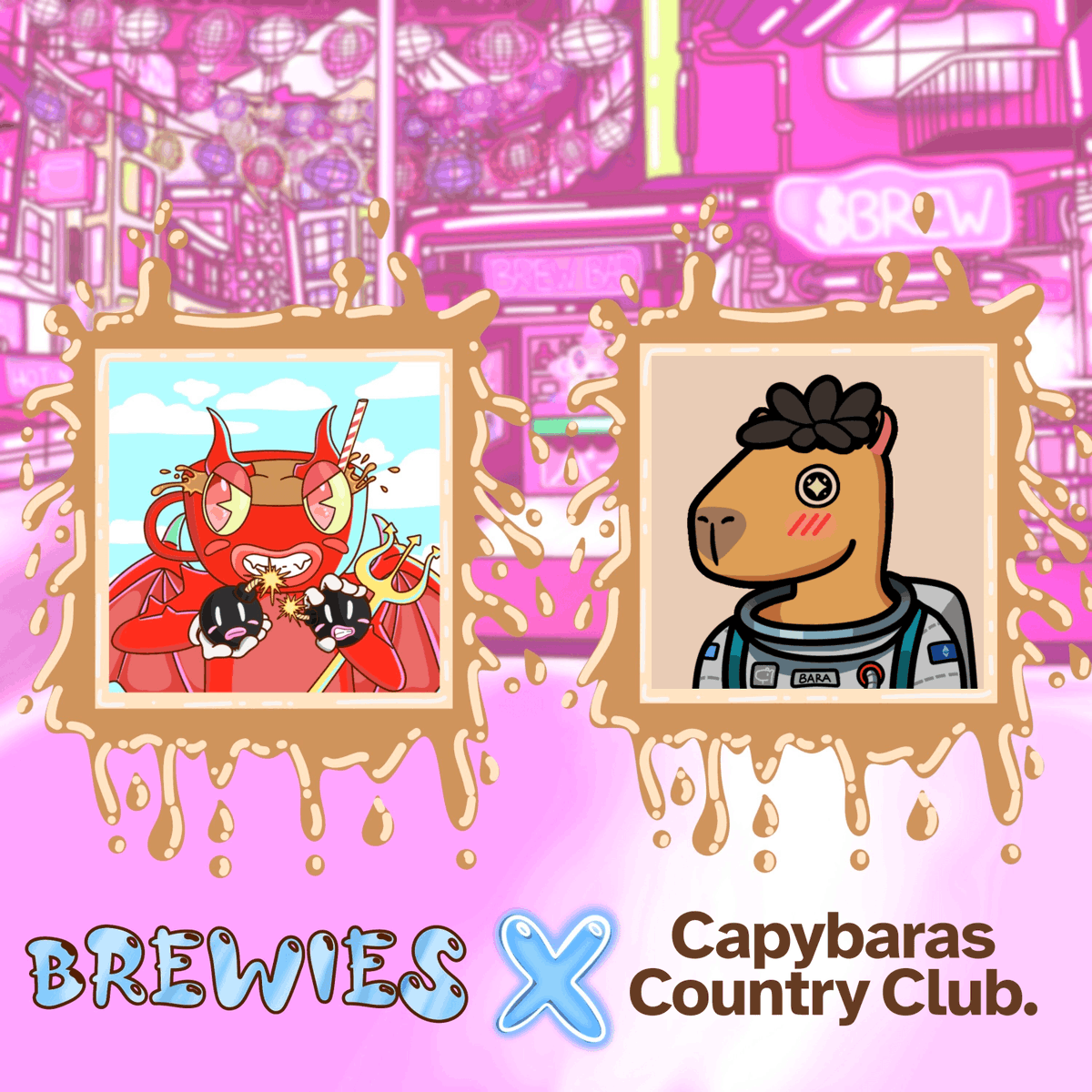 Capybaras Country Club (@capybarascc) on Twitter photo ☕️ <a href="/BrewiesNFT/">Brewies</a> x <a href="/CapybarasCC/">Capybaras Country Club</a> ☕️
We have the opportunity to giveaway 5 Brewies WL Spots 🎉👇
To participate:
❤️ Follow <a href="/CapybarasCC/">Capybaras Country Club</a> & <a href="/BrewiesNFT/">Brewies</a>
♻️ RT + Like this post
🫂 Tag 3 Friends
(ends in 24 hours ⏰ ) ☕️ <a href="/BrewiesNFT/">Brewies</a> x <a href="/CapybarasCC/">Capybaras Country Club</a> ☕️
We have the opportunity to giveaway 5 Brewies WL Spots 🎉👇
To participate:
❤️ Follow <a href="/CapybarasCC/">Capybaras Country Club</a> & <a href="/BrewiesNFT/">Brewies</a>
♻️ RT + Like this post
🫂 Tag 3 Friends
(ends in 24 hours ⏰ )