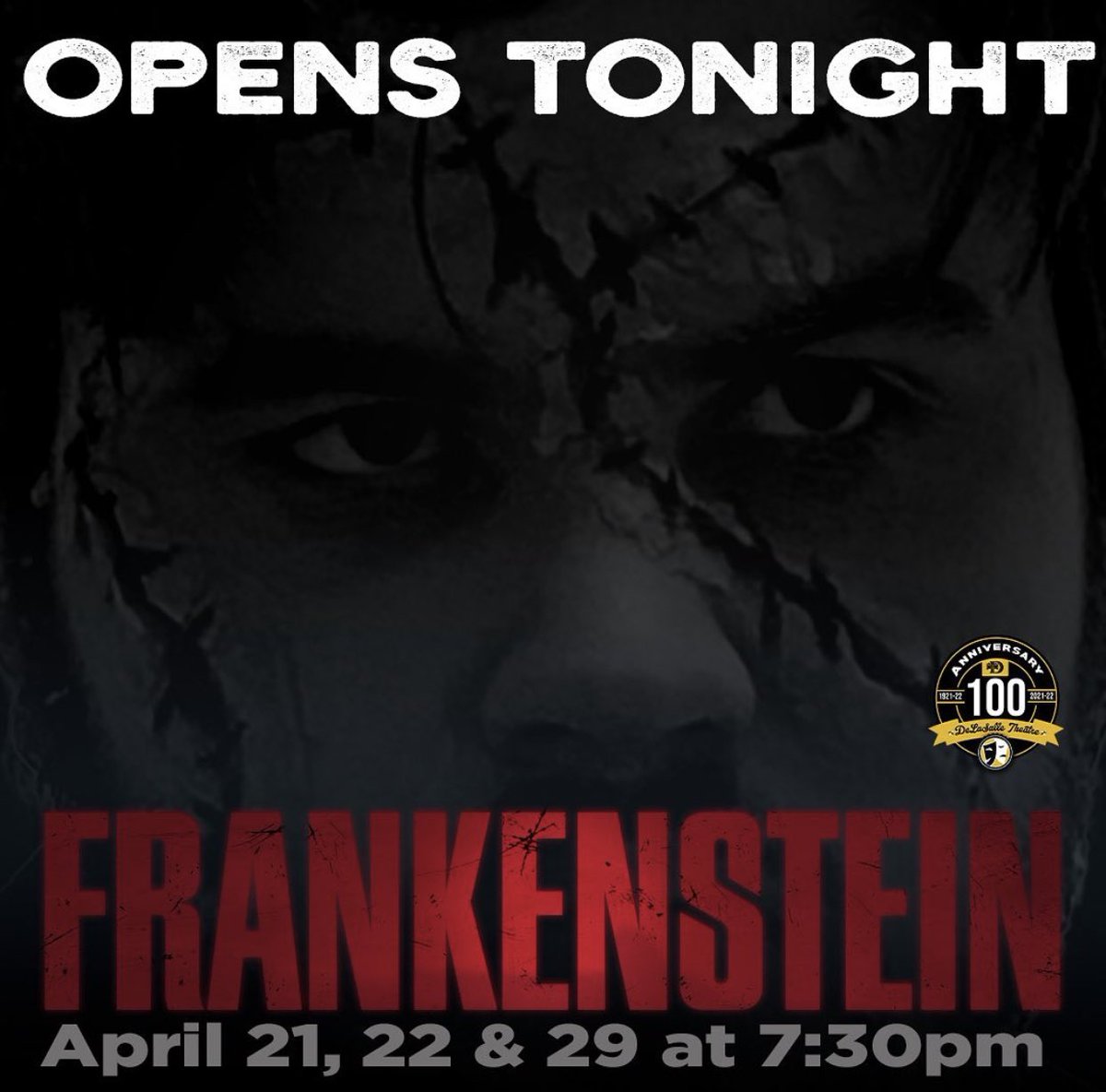 DLSislanders's tweet photo. It’s opening night on the Island! 

Come join us in the Florance Center this evening and see Frankenstein - the final show of the 2021-22 theatre season! 

#100YearsofDLSTheatre 🎭 https://t.co/dWd7hYYMyd