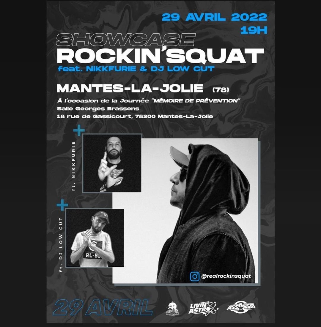 Nikkfurie's tweet photo. Mantes-la-Jolie avec Teuskwa et Low Cut le 29 avril à l'occasion de la Journée "Mémoire de Prévention" 
Passez faire un saut ✊️1️⃣0️⃣0️⃣ https://t.co/ucrub7bUwd