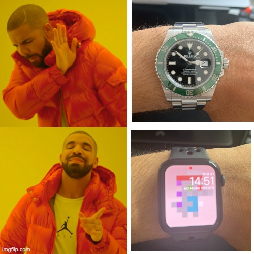 dude who needs a #rolex when you got a #rawrlex🦖⌚️ <a href="/tinydinosnft/">tiny dinos</a>
