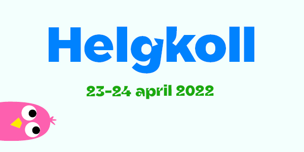 Helgen är på ingång! Få koll på vad som händer helgen 23-24 april med Helgkoll. 
bit.ly/HK-V16-2022