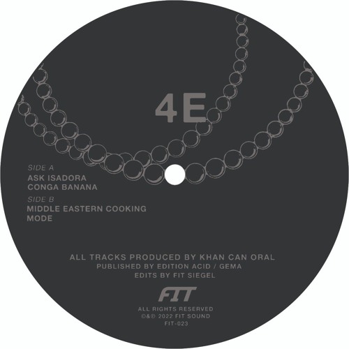 4E/Ask Isadora EP/Fit Sound 
デトロイトFit Sound新作！KHAN名義で知られる4Eのクラシック・アシッド・エレクトロ 2トラックと未発表音源のFIT Siegel edit 2トラックを12インチ・カット！
compufunk.com/?pid=167847344