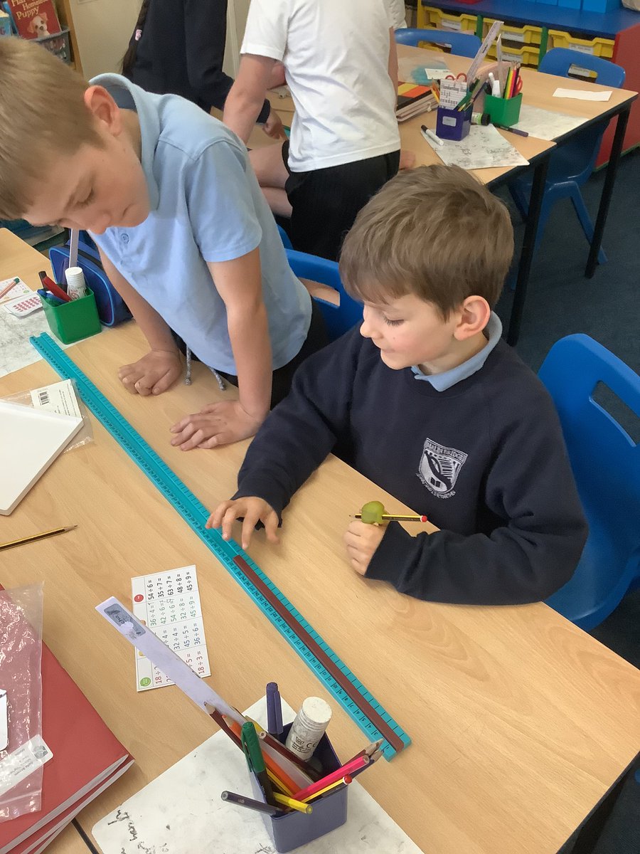 Mrs_Collingham's tweet photo. We used cuisenaire to begin learning about division. https://t.co/Q4ALqIuKiD