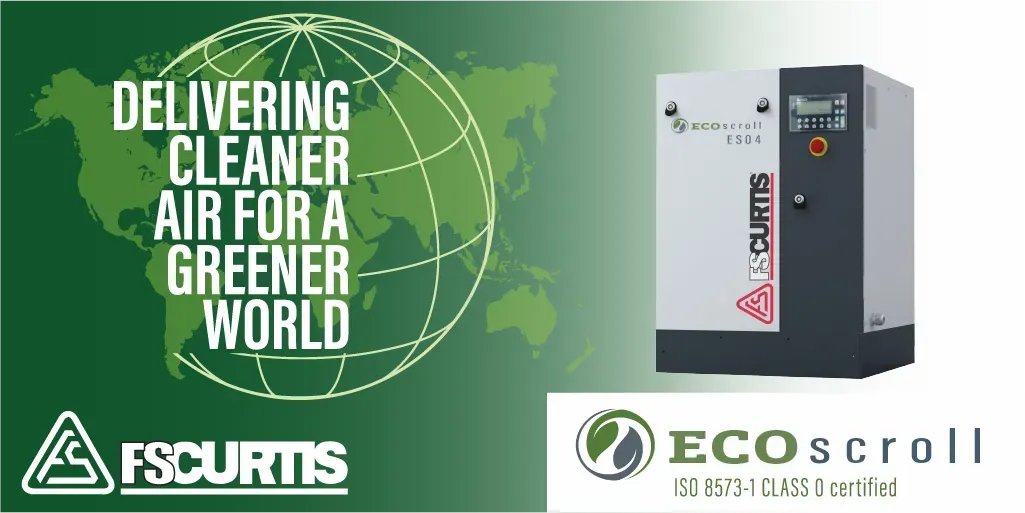 #creativityandinnovationday at FS-Curtis our Eco-Scroll is an oil free compressor provide Class 0 quality air and a superior user experience.  
buff.ly/36s0mf3

#fscurtis #aircompressor #compressedair #innovation #ecofriendly