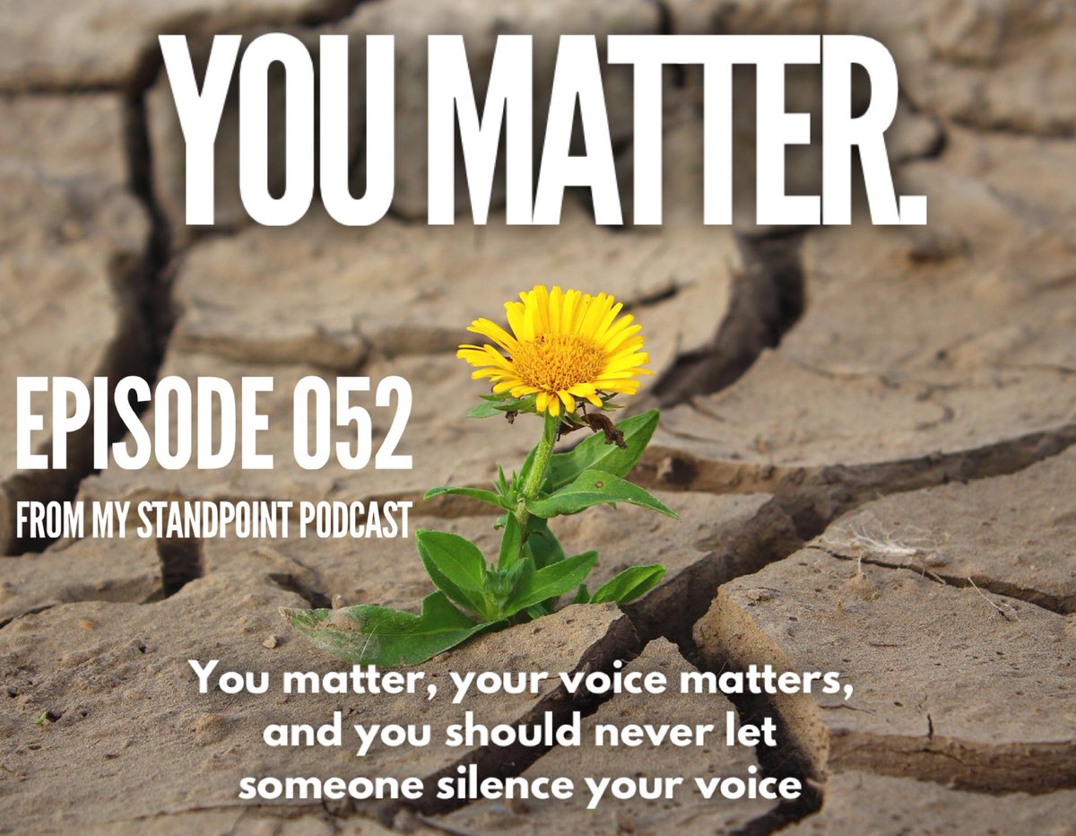 AuthorJCJones's tweet photo. #new #episode From My Standpoint #podcast 

Check it out! Link below. 🙂

https://t.co/tlRIQqzBja

#podcasts #frommystandpoint #listening #learn #grow #apple #show #radio #yourvoicematters #YouMatter #bully #thanks #forgiveness #episodes #promote #applepodcasts #spotify #stitcher https://t.co/GHJJttSjcb
