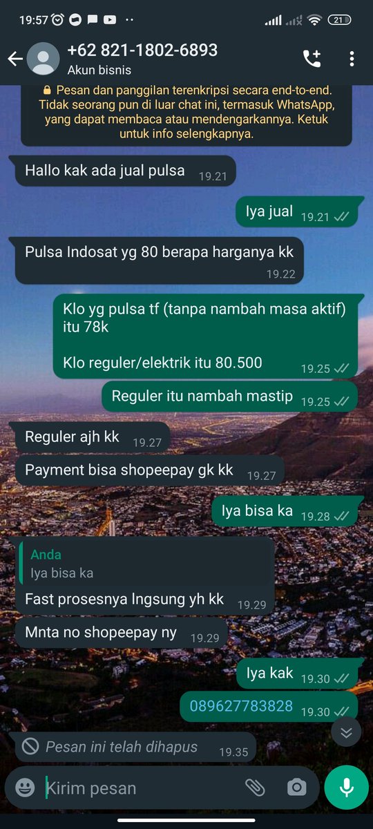 calourful's tweet photo. Barusan ketipu🥺🥺
Jahat bgt sumpah🥺 aku gak bisa bikin thread tp tolong hati2 buat semuanya🥺
Dia pake bukti palsu (tp udh di hpus) jahat bgt sihh😭 semoga Allah gak murka sama kamu karna ini bulan ramadhan
085794109585 https://t.co/YZF5tuOwbd