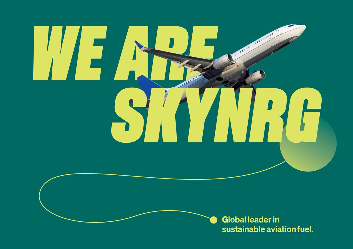 New look. Same SkyNRG. We’re updating our brand identity to match our growth and ambition to build up SAF capacity for aviation to meet its 2050 net zero commitment. Read more on what drove this change and what it means: skynrg.com/skynrg-unveils…