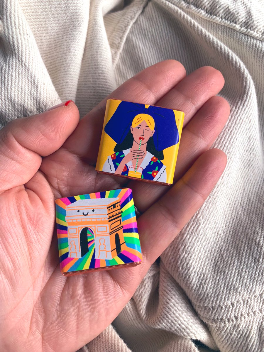 Edible NFT anyone?! 😉<a href="/lechocofrancais/">chocolatdesfrancais</a> packaging! How cool would it be if these artists launched NFT art! 🤩 top #AnaisLefebvre , bottom <a href="/CarolinaBuzio/">Carolina Buzio</a> 

#WomenInNFTs #womenintech