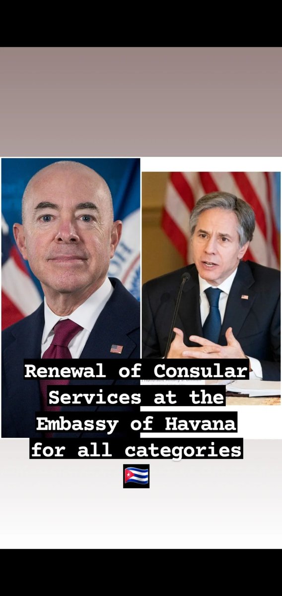 Mari89103's tweet photo. The only thing we ask for is a fast and safe legal immigration, that is why we want consular services in Cuba for everyone.
#ConsularServicesInCuba 
FOR ALL
#ConsularServicesInCubaForAllCategories 
@SecBlinken @USEmbCuba @SecMayorkas @StateDept @POTUS https://t.co/IEkL9zFggq