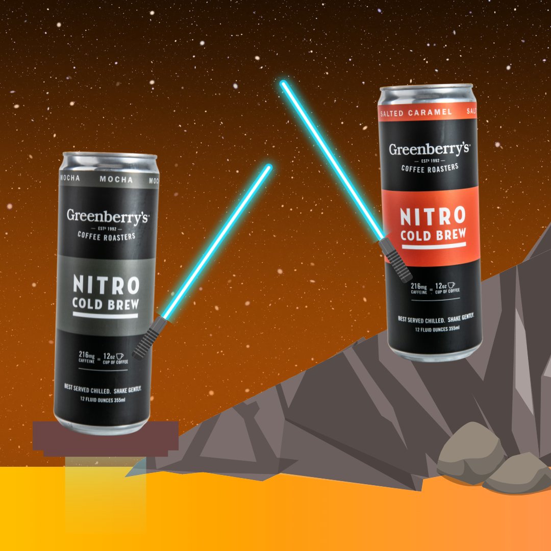 GreenberrysCo's tweet photo. May the 4th (and some nitro cold brew) be 
with you! ⭐️🌌 https://t.co/IeOI6HLobD