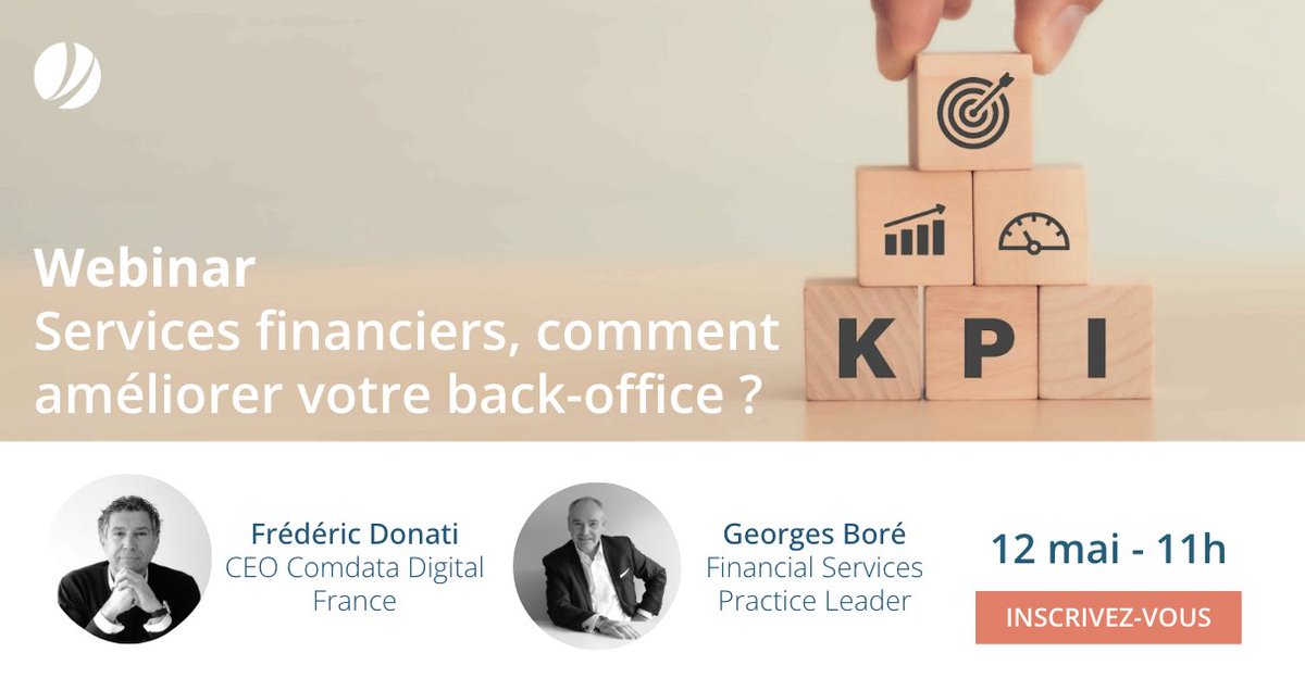 Pourquoi et comment optimiser votre back-office ?
Quels en sont les bénéfices ?
Comment conjuguer efficacité et customer centricity ?

Pour en savoir plus, inscrivez-vous à notre webinar 👉 app.livestorm.co/comdata-group/…