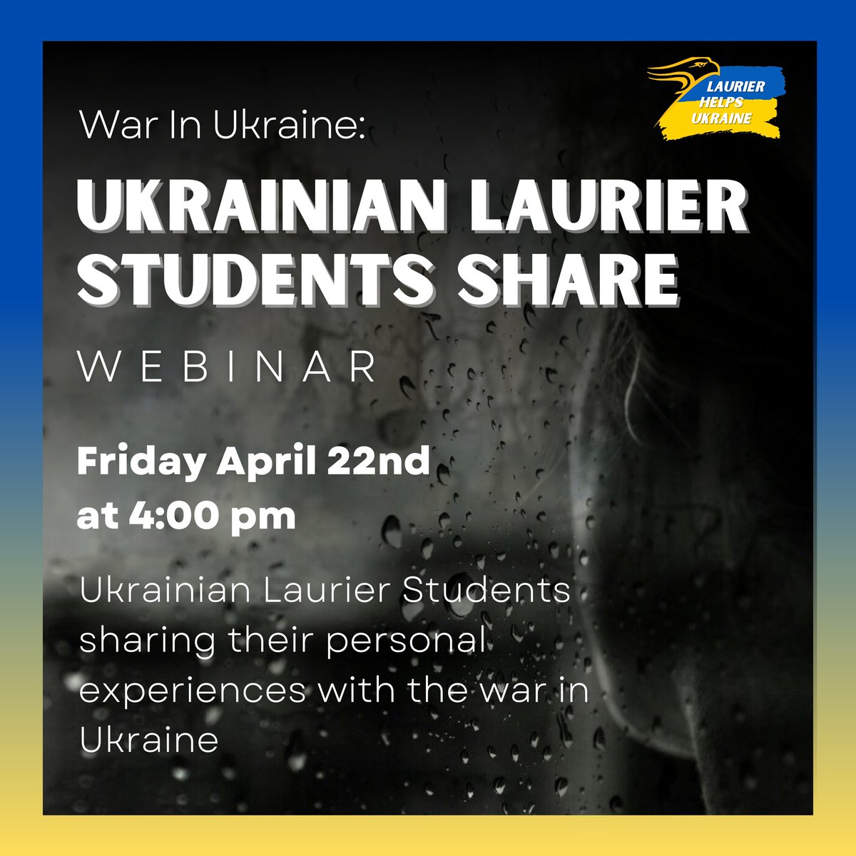 Happening tomorrow, 4pm! 
facebook.com/events/9480241…
#LaurierHelpsUkraine #Ukraine