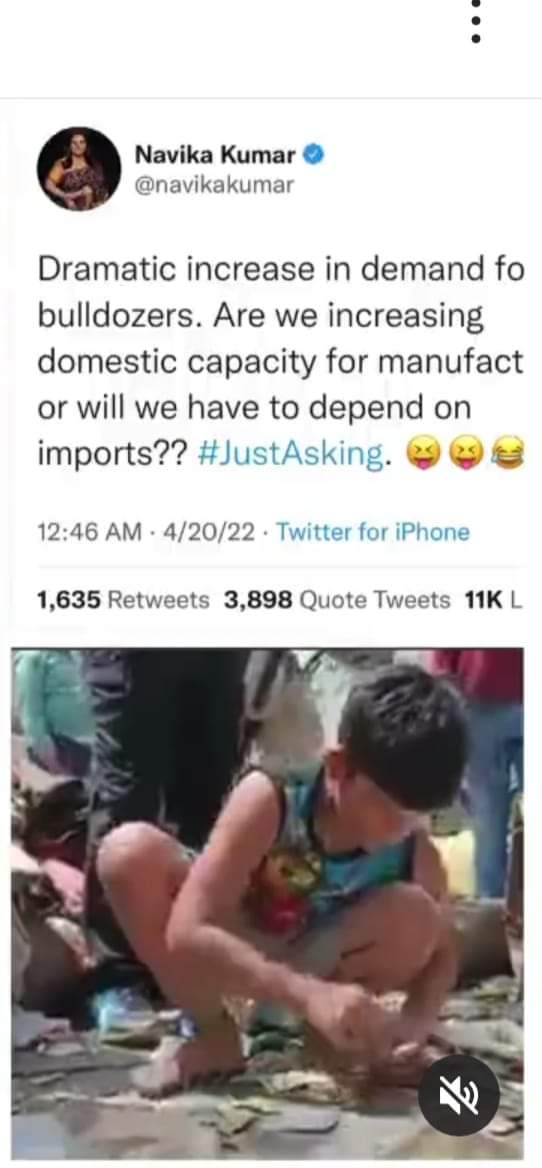 islamchoudhar's tweet photo. @TNNavbharat @navikakumar Such a shameless journalist .. 

Keep licking boots of BJP.. 😡 https://t.co/BAKDyXLvWe