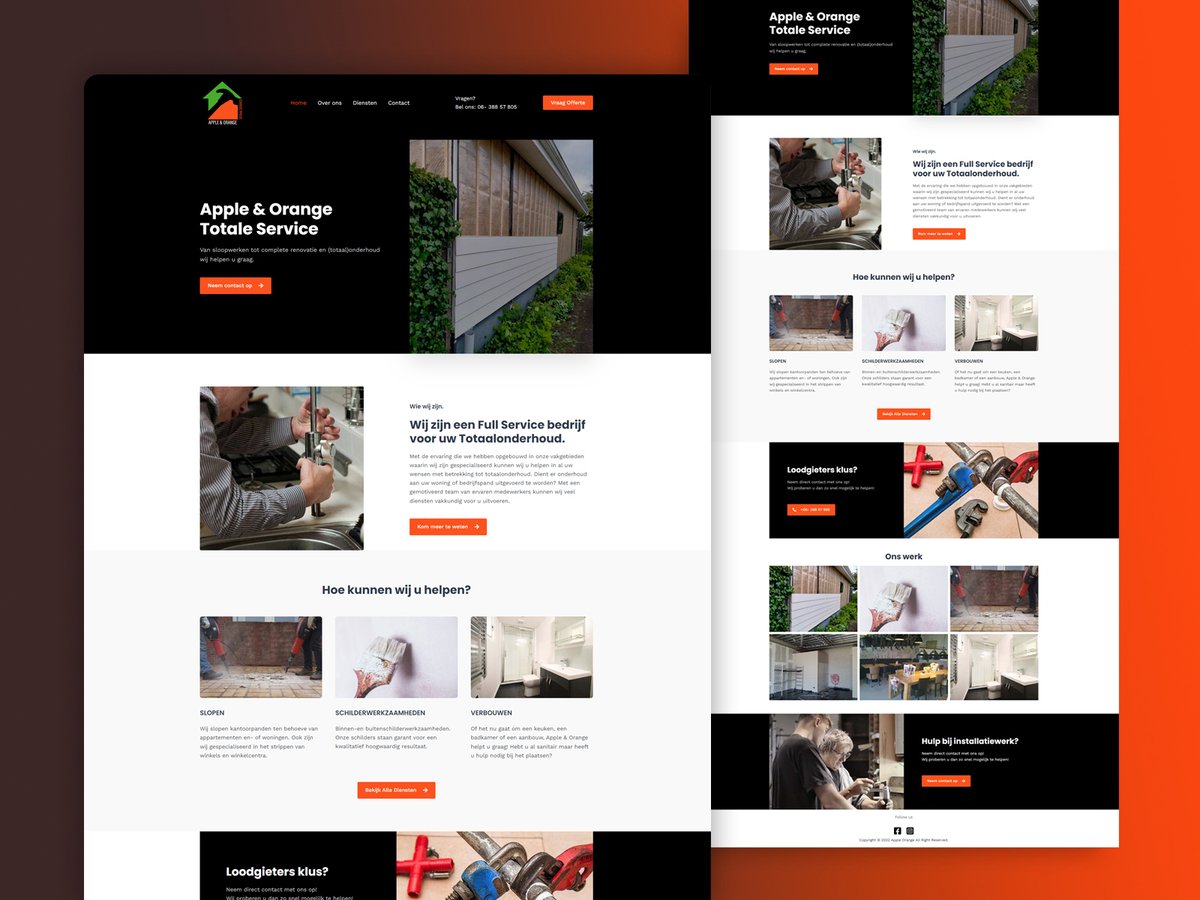 devashiqur's tweet photo. Looking for a Construction Company Website Design? Check out our recently designed website for Apple &amp; Orange. We design websites with Full-Branding, Mobile Responsive, and SEO Optimization.
#ashiqurrahman #ashiqurtech #constructioncompanywebsite #constructioncompanywebsitedesign https://t.co/eXfZGTswBV
