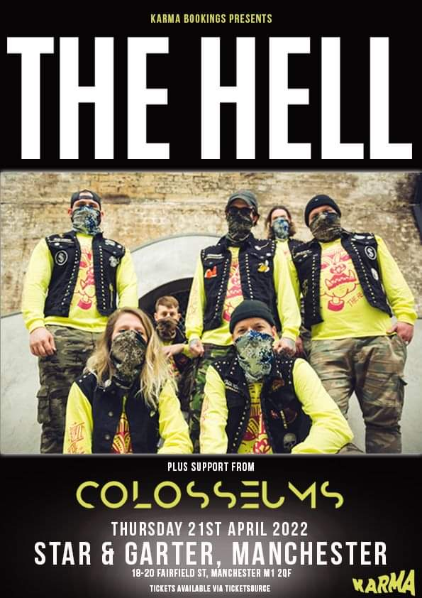 TONIGHT IN MANCHESTER WE BRING YOU @THEHELLYOUDICK

Tickets on sale until 19:30 then it's £15 on the door.

ticketsource.co.uk/karma-bookings…

*Unfortunately @ColosseumsUK are unable to perform due to Covid. Main support will be Dive South.