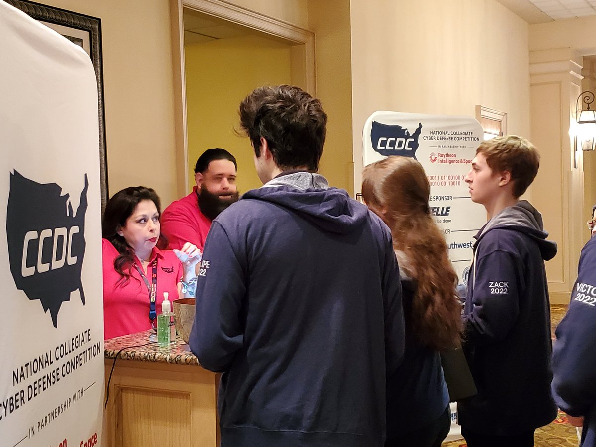 NationalCCDC's tweet photo. The #NCCDC teams are checked in and ready for Day 1! https://t.co/xk9O3XIXN7