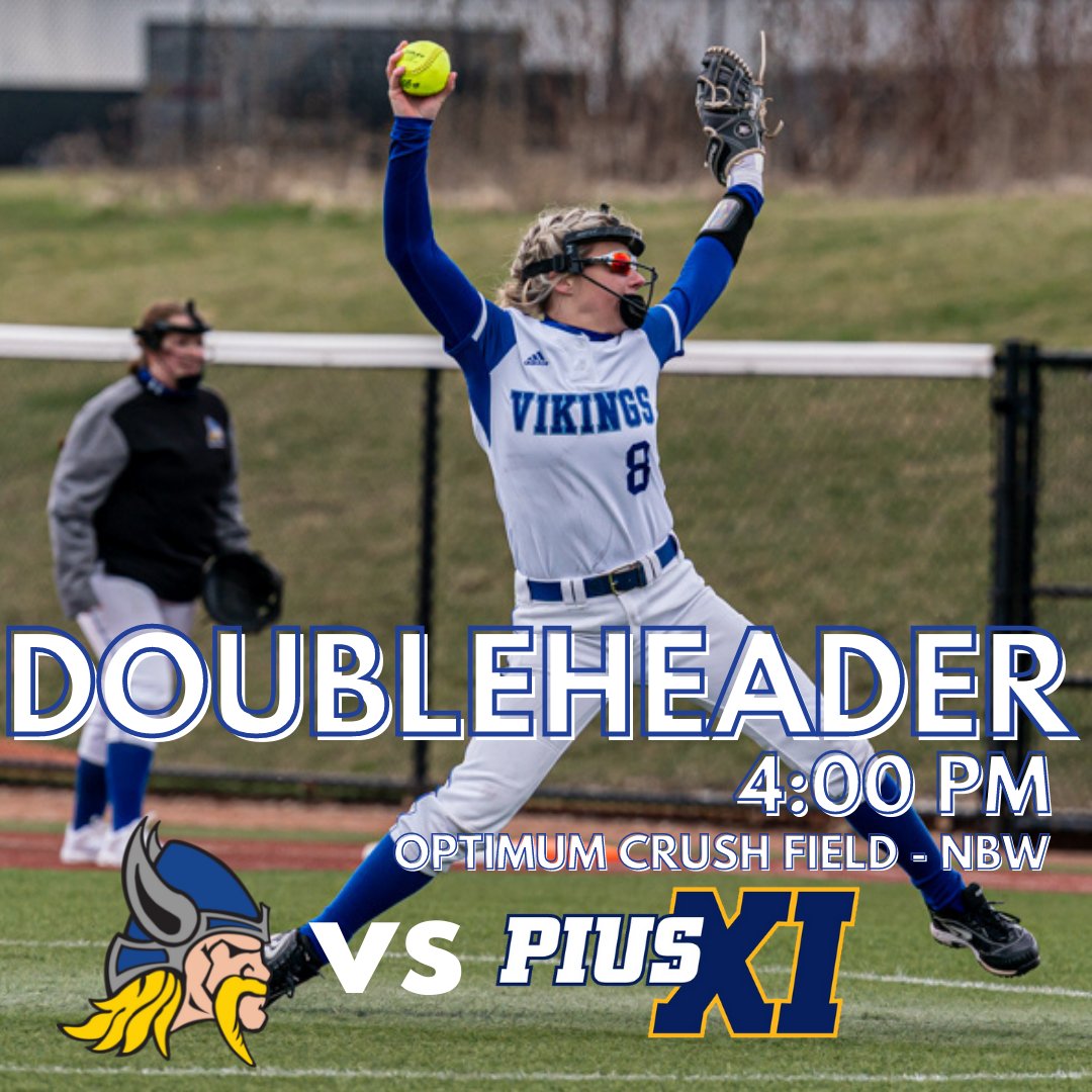 Our first home game at the newly minted Optimum Crush Field! It's a doubleheader against Pius XI. See you there! #GoVikes https://t.co/dw4XNqZ4eT