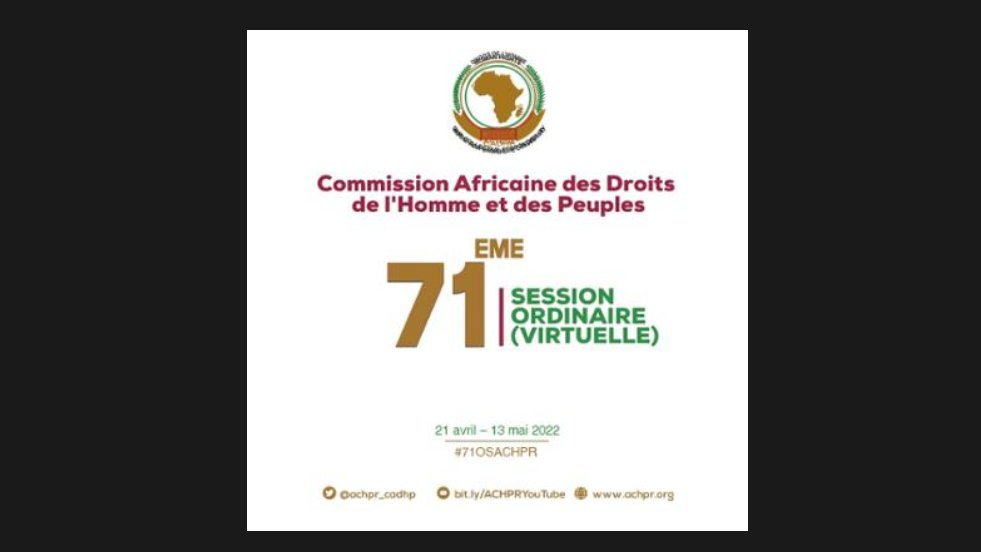 #71OSACHPR  for DR Elaso Mugwadi, Chairperson of NANHRI, It is as if we are no longer afraid of thousands of people moving around, we have to learn from the mistakes of the past and ask the actors to avoid violent conflicts. <a href="/ISHRglobal/">ISHR</a> <a href="/Adelaide_ISHR/">Adélaïde ETONG JAMES</a> <a href="/bruno_haden/">Bruno HADEN</a> <a href="/MariamS06/">Mariam Sawadogo</a>