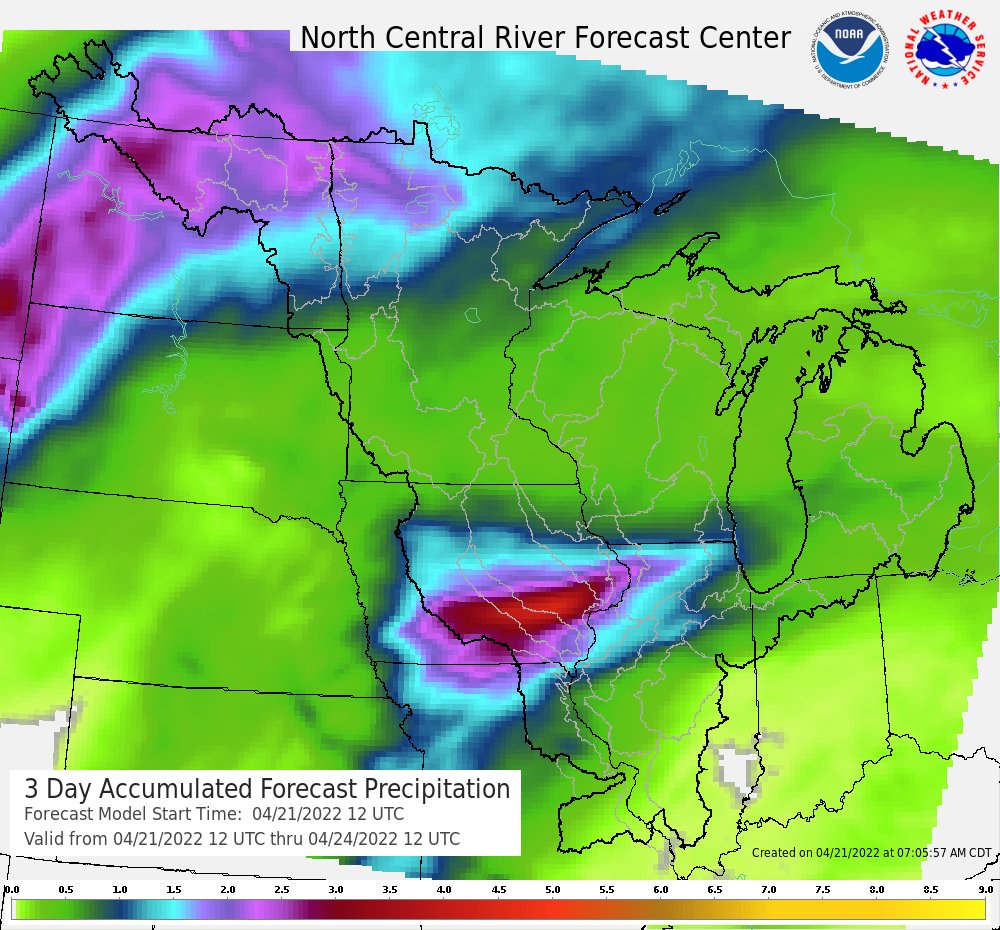 NWS NCRFC tweet media
