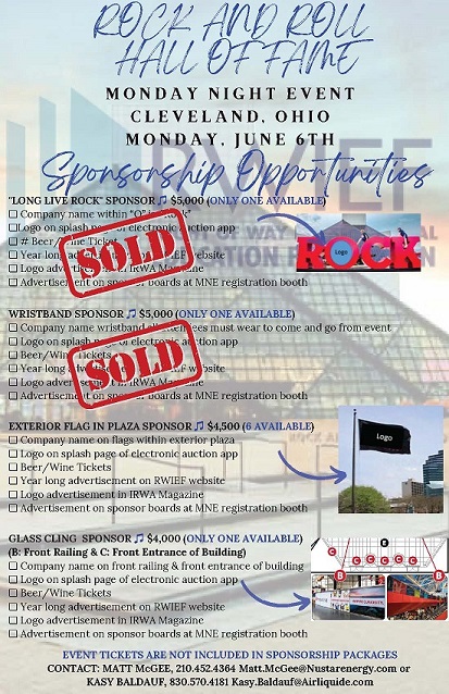 erin_newberry's tweet photo. Check it out!  Sponsorship opportunities still available for the IRWA Education Foundation's Monday Night Event in Cleveland!  Like the song says...we're going to "party all night" or is that "rock and roll all night"?  Contact info below!  #irwachapter13 #MNE #RWIEF https://t.co/YJKHCzTn1c