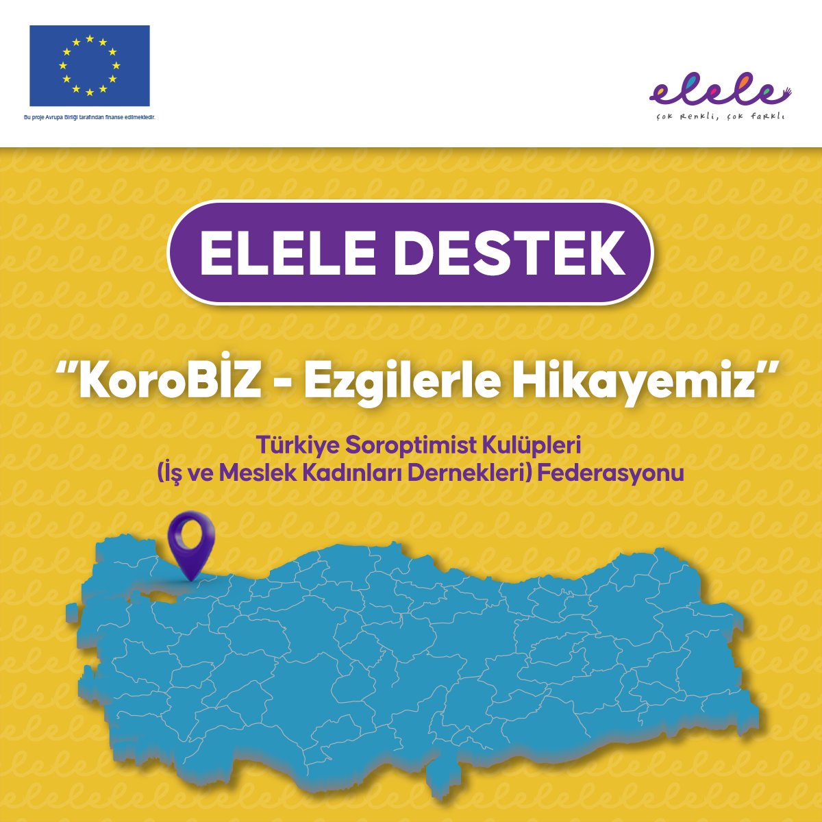 eleleabprojesi's tweet photo. 💬 ELELE DESTEK Diyalog için Kültür ve Sanat: Sivil Toplum Örgütleri Kapasite Geliştirme Hibe Programı alt-hibe almaya hak kazanan projelerimizi tanıyalım!
#çokrenkliçokfarklı #eleleprojesi #elele #elelediyalog #kültür #sanat #hibe #ELELEDESTEK #hibeprogrami https://t.co/ZEW5UJARCc