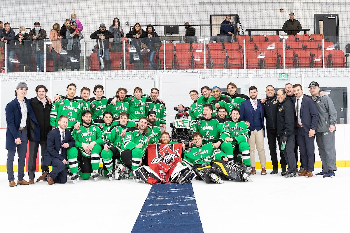 OJHLOfficial's tweet photo. @PanthersOJHL @ojhlimages Cobourg @CougarsHockey 
📸 @SmyePhotography of @ojhlimages https://t.co/HyKZwY7EXE