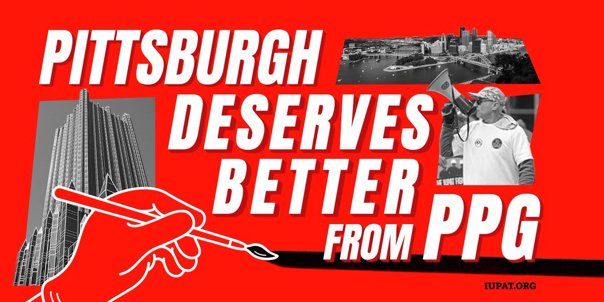 We're at the <a href="/PPG/">PPG</a> shareholders meeting in Pittsburgh today with a coalition united in our demand: It's time for fair wages and accountability at PPG!