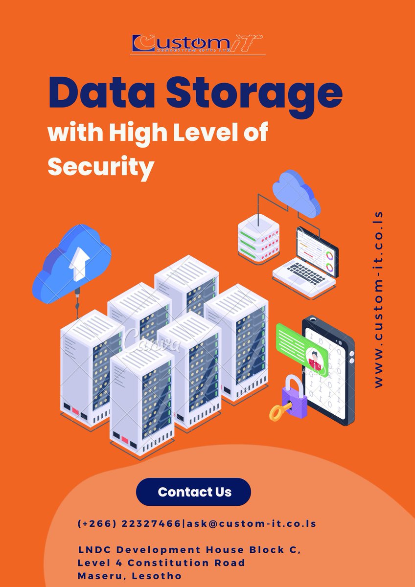 _CustomIT's tweet photo. Contact us for all your data storage needs....#CustomIT #lstwitter #ICT https://t.co/P9owaMYPRQ