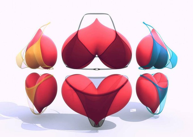 「bikini red bikini」 illustration images(Latest)