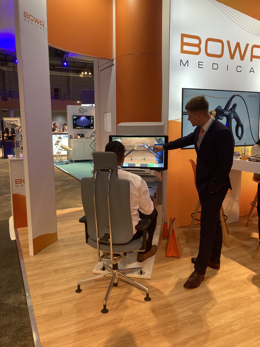 BOWAMEDICALUK's tweet photo. Experience Eye Tracking Technology and Haptic Feedback on the #Senhance Surgical Robotic System and test your skills using the Maryland Forceps and the Clip Applier at #BSGE2022 Conference - @BOWAMEDICALUK stand P6.

#RoboticSurgery #Gynaecology https://t.co/C0Ir2v0AAc