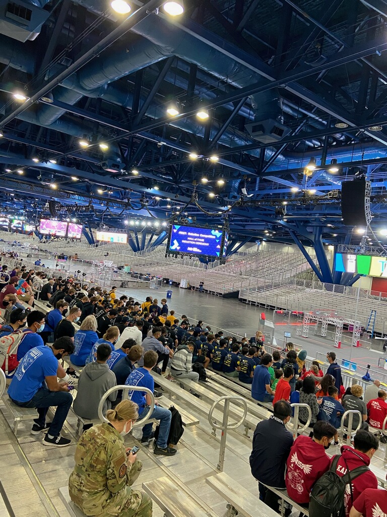 FIRST Robotics Competition (@frcteams) on Twitter photo Yesterday, over 450 FIRST Robotics Competition teams loaded-in to #FIRSTChamp. Today, their robots take on #RAPIDREACT presented by The <a href="/Boeing/">The Boeing Company</a> Company Watch the magic happen live on Twitch: hubs.ly/Q018yhkY0 Yesterday, over 450 FIRST Robotics Competition teams loaded-in to #FIRSTChamp. Today, their robots take on #RAPIDREACT presented by The <a href="/Boeing/">The Boeing Company</a> Company Watch the magic happen live on Twitch: hubs.ly/Q018yhkY0