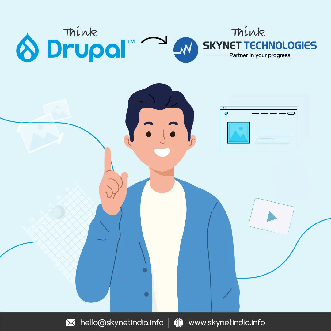 skynetindia's tweet image. Whether it's #Drupal end-to-end solution development or just a #DrupalCore upgrade, our experts will help you! Think @drupal think of Skynet Technologies! @drupalassoc 
buff.ly/39OIAAX 
#Drupal7 #Drupal8 #Drupal9 #DrupalUpgrade #DrupalExperts #Ohio #USA #Australia