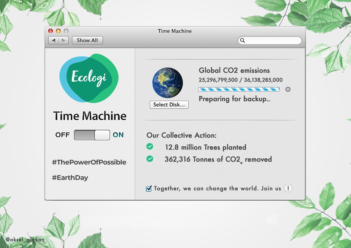 Give it a go <a href="/Apple/">Apple</a> 

Create posters to help showcase #ThePowerOfPossible to reverse climate change, fund climate solutions and plant trees with <a href="/Ecologi_HQ/">Ecologi 🌍</a> for #EarthDay <a href="/OneMinuteBriefs/">One Minute Briefs ⏱️</a>