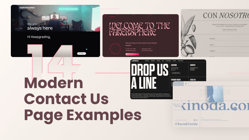 htmlBurger's tweet photo. Let's get inspired by 14 latest real-life contact page examples from around the web and see what each of them does right.
https://t.co/kG8qPU5XND

#websitedesign #uxdesign #uxinspiration #websiteexamples https://t.co/c4N0dSN51t