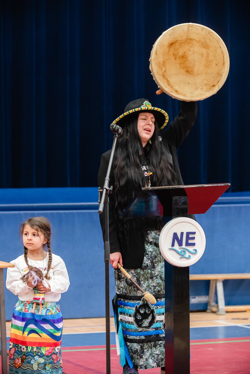 1. What a special commemoration for <a href="/PeelSchools/">Peel District School Board</a>! These photos were captured during the official naming ceremony for Nibi Emosaawdang Public School.
