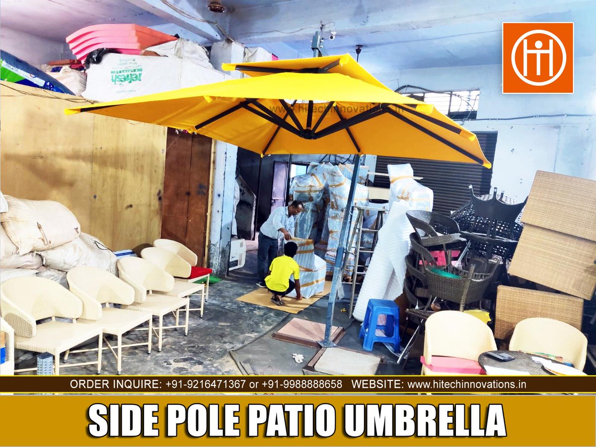 HitechMohali's tweet photo. Best Side Pole Patio #Umbrella in India

ORDER: 9216471367
ISO 9001:2015 Certified for Quality - Side Pole Patio Umbrella. Our #Patio #Umbrellas are uniquely designed by our skilled workforce using top quality material &amp; techniques.

https://t.co/P4CZbotWnq

#PolePatio #tensile https://t.co/K9P8WdD5Ru