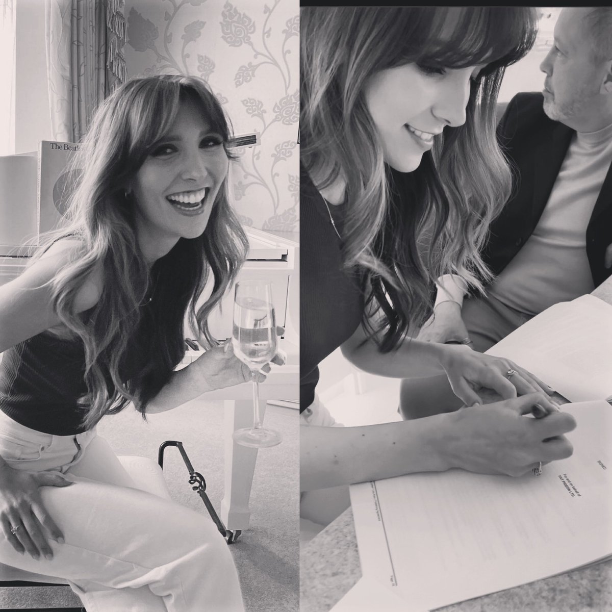 So proud of my <a href="/lucy__kane/">Lucy Kane</a> she signed a massive publishing deal for her songs. She’s waited so long for the right collaboration to come her way👏🏻👏🏻👏🏻👏🏻👏🏻👏🏻👏🏻👏🏻