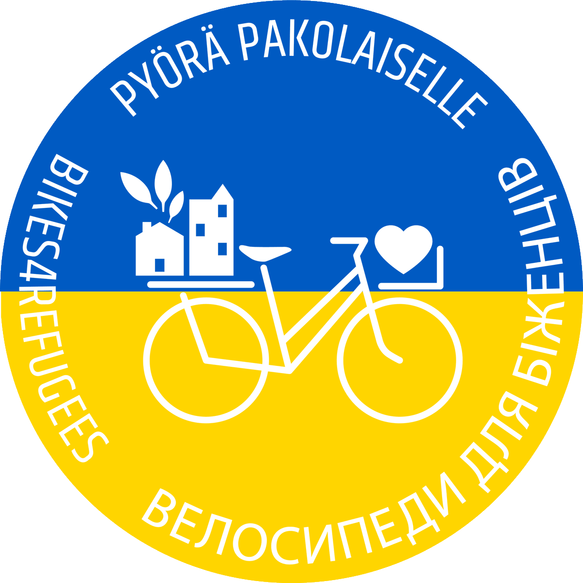 pyoraliitto's tweet photo. Pyöräliitto on tänään käynnistänyt uuden #pyöräpakolaiselle -toiminnan!  🚲
Voit osallistua kahdella eri tavalla:
1. Lahjoita ylimääräinen pyöräsi tai 
2. Tule vapaaehtoiseksi välittämään pyöriä niitä tarvitseville.

Pyörien tarve on suurta juuri nyt!

https://t.co/LkVcG9z4S2 https://t.co/VplJLcLCWH