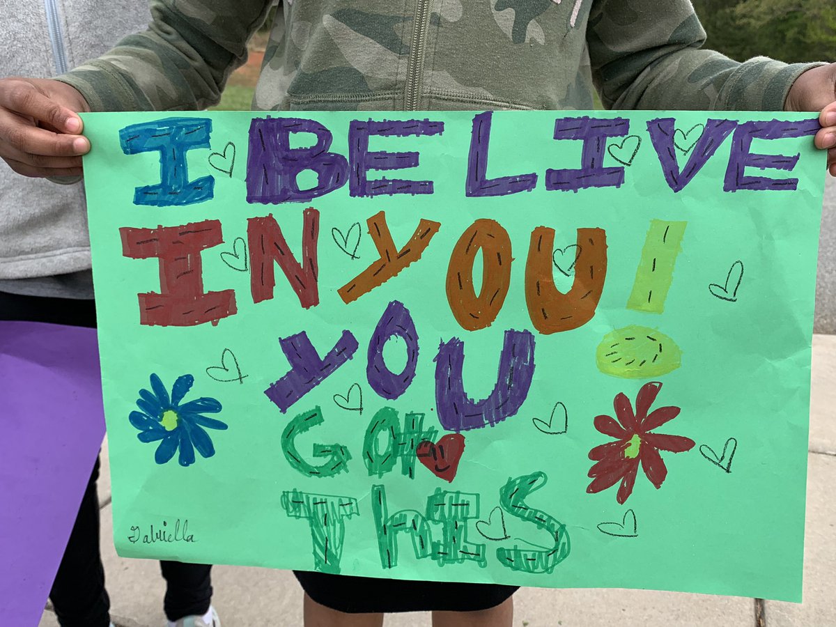 shermski67's tweet photo. Reason #1 why @SedgeGardenES  is such an amazing place. Cheering on our Special Olympians as they head out to compete.  @wsfcs #acceptance #bekindtoeveryone #springgames2022 https://t.co/6J4oRMnhls