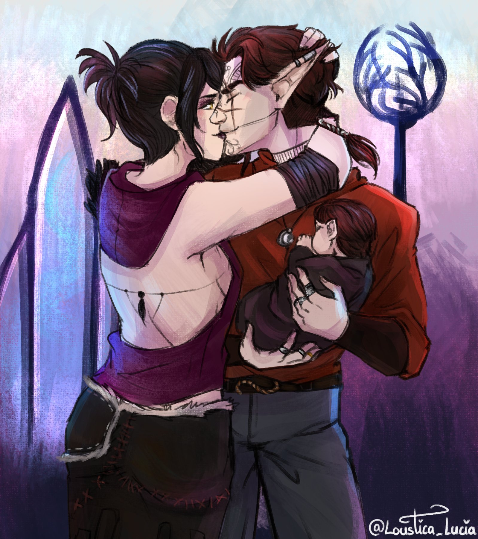 Mahariel x Shianni  Dragon age, Beautiful art, Deviantart