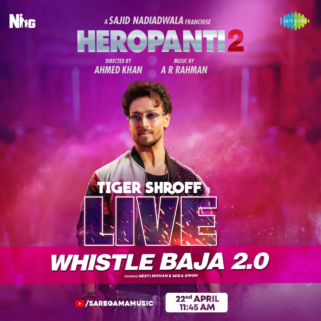 Whistle Baja 2.0 Lyrics - Heropanti 2 Whistle Baja 2.0 Lyrics - Heropanti 2