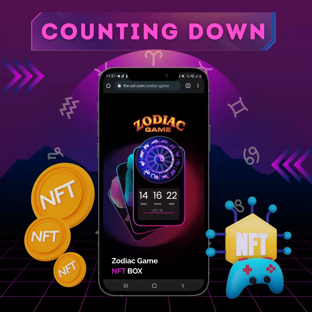 Uniteddefi's tweet photo. 🎈Be the one who own UDI to get the first priority to purchase Zodiac Game NFT Blind boxes📦 Let's countdown! 🕗 Grab it on 5th of May! 🎉

Own it to Play 
Play it to Earn

Swap at
https://t.co/m39M1diWio https://t.co/8JuPaWj2mY