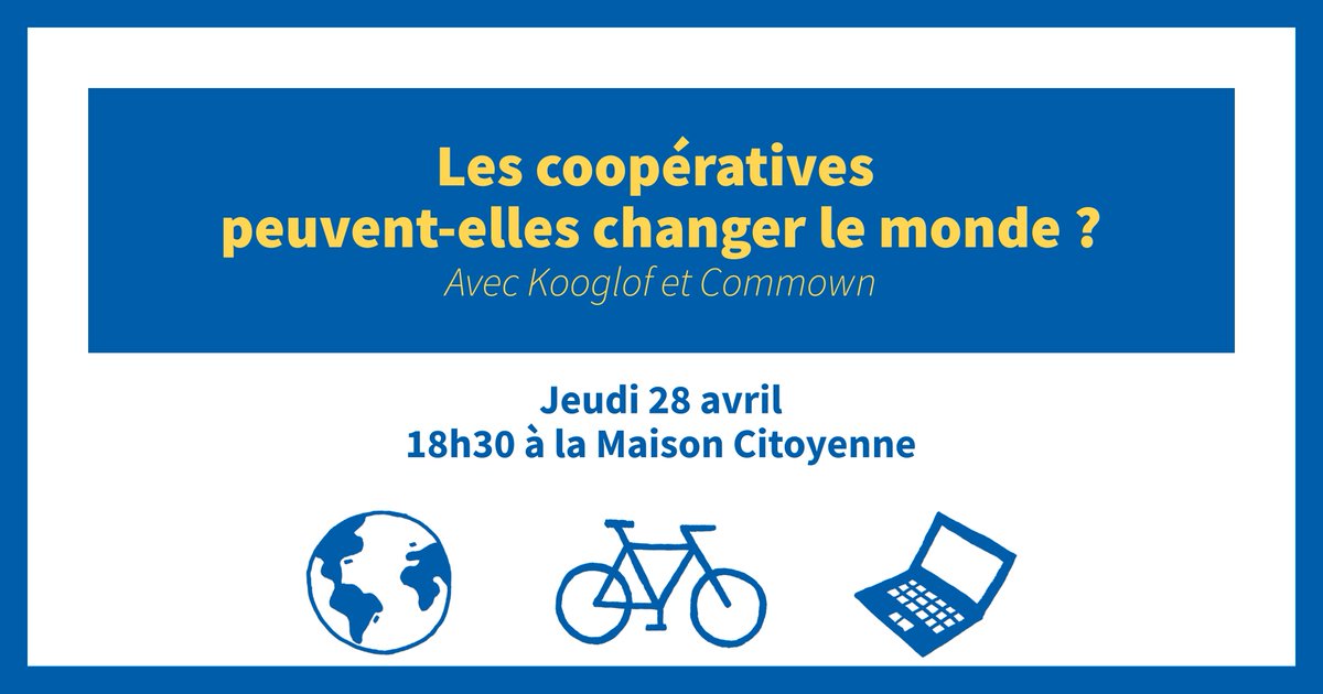 Connaissez vous @CommownFR, <a href="/Railcoop_SCIC/">Railcoop</a>, @labelemmaus, @Enercoop_SCIC, <a href="/ReseauCitiz/">Réseau Citiz</a>, <a href="/laNef_/">La Nef, pour la banque éthique</a> , @Coop_Circuits, <a href="/Mobicoop/">Mobicoop - La mobilité partagée</a> et @TeleCoopFR ? Ces coopératives se sont rassemblées au sein des @LesLicoornes 🦄

👉 On en parle jeudi 28 avril à #Strasbourg : fb.me/e/1qMaolaPz