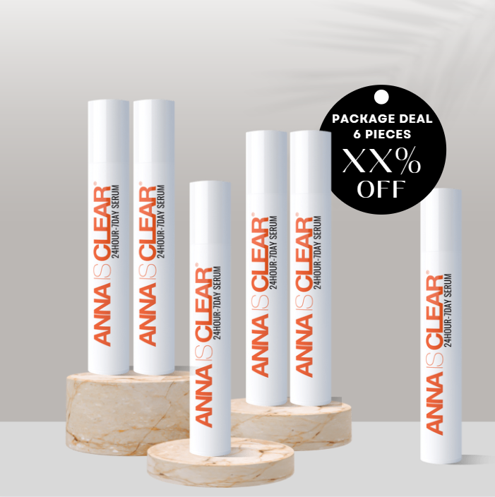 Environmental factors such as smog, fine dust, microparticles, UV radiation, humidity, and wind speed, as well as lifestyle factors, like stress, influence our skin and can lead to premature aging and inflammation. Buy our 3x, 6x or 12x package deals via annaisclear.com