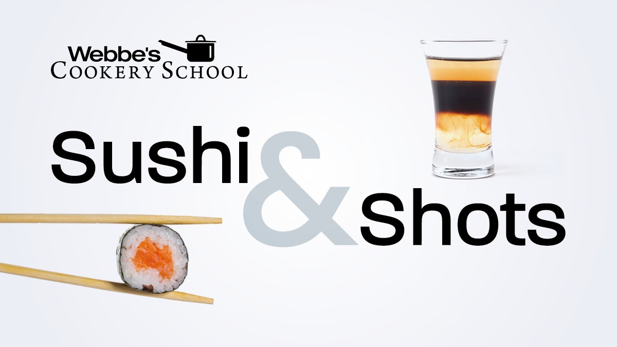 There's just a few places left on our #Sushi &amp; #Shots #evening on #Friday 29th April.
It promises to be a really fun, you will learn lots &amp; is a great way to start your weekend, what more could you want!
£55pp bookable online at webbesrestaurants.co.uk @Visit1066 <a href="/1066Tweets/">1066 Tweets</a>