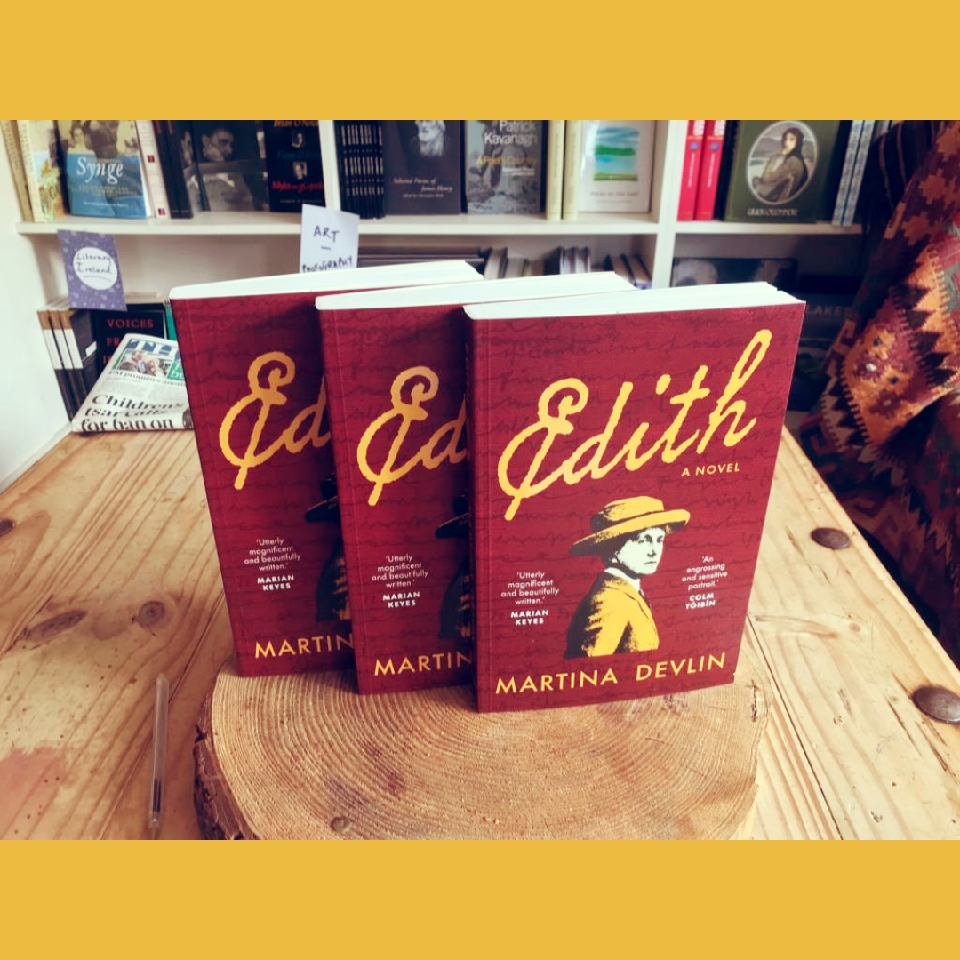 LilliputPress's tweet photo. She's here, and she's only gorgeous: Edith by @DevlinMartina.
A small number of advance copies have landed at Lilliput HQ & they're stunning.
Publishing on 12 May with guest speaker, The Irish R.M. star @LARocketWoman, in @JamesJoyceCentr with @BooksUpstairs (more info soon!). https://t.co/iNMr7VA5yQ