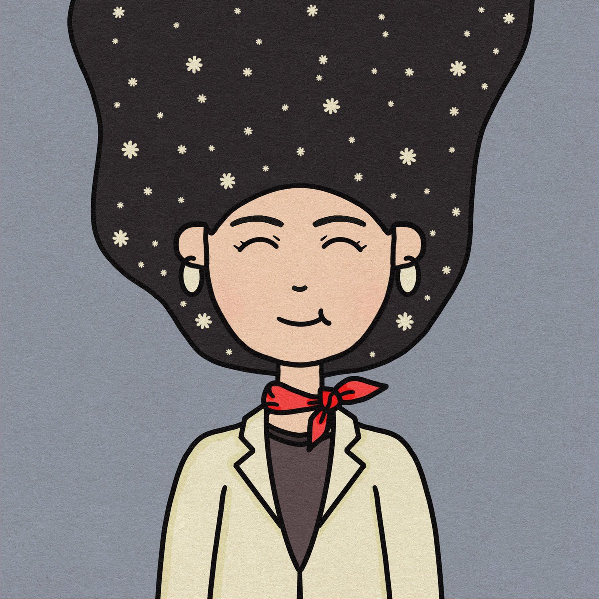 Rare hair trait😍✨

Like &amp; RT this Tweet to win 3 WL spots + 1 Free LW NFT! 💛🌸