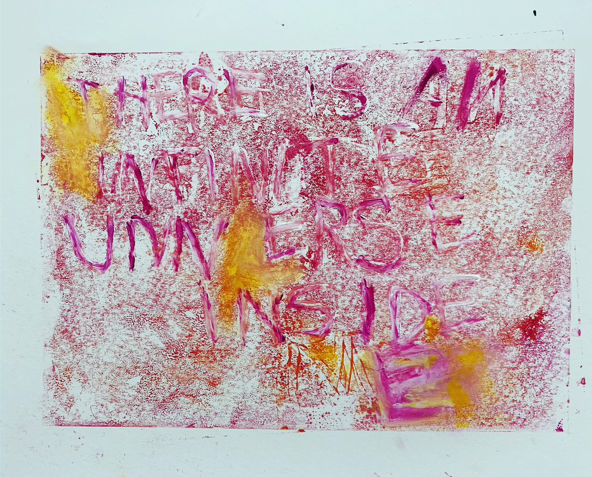 judith_walker1's tweet photo. There is an Infinite Universe Inside Me 2022 - 6 monoprint #internationalwomensday gut #guts #digestion #ibd #ibs #microbioata #microbiome #gutfeeling #gutreaction #monoprint ##viseral #red #folds #delueze https://t.co/OTpuDrwy7i