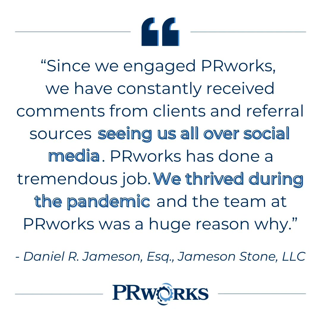 PRworksPA's tweet photo. We ❤ hearing success stories from our clients! https://t.co/QHPYh4iDeg